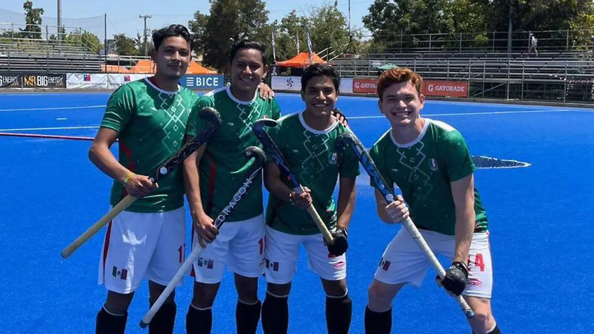 Los cuatro sonorenses en la Copa Panamericana de Hockey           (Cortesía Codeson)